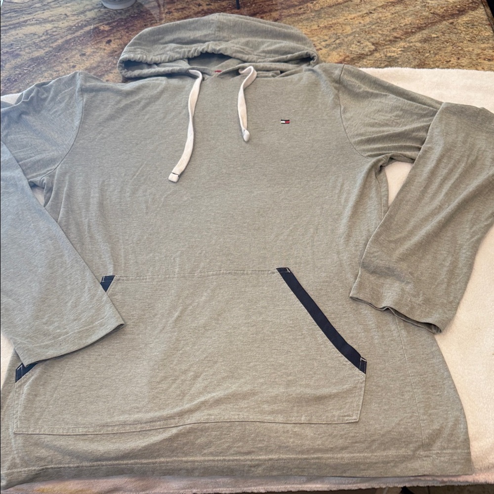 Tommy Hilfiger Men's Light Gray Hoodie